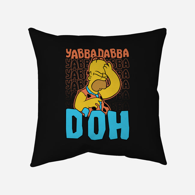 Stone Age Animation-None-Removable Cover w Insert-Throw Pillow-Studio Mootant