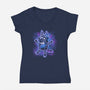 Heeler Constellation-Womens-V-Neck-Tee-retrodivision