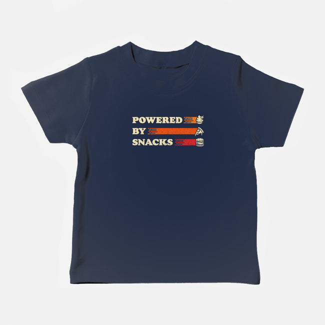 Powered By Snacks-Baby-Basic-Tee-Studio Mootant