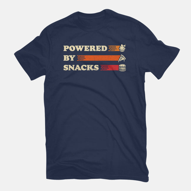 Powered By Snacks-Unisex-Basic-Tee-Studio Mootant
