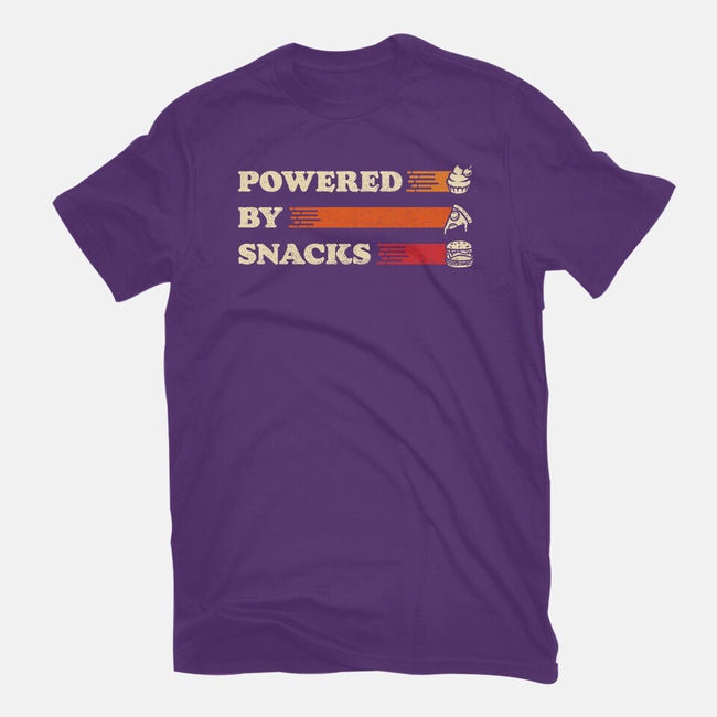 Powered By Snacks-Womens-Basic-Tee-Studio Mootant
