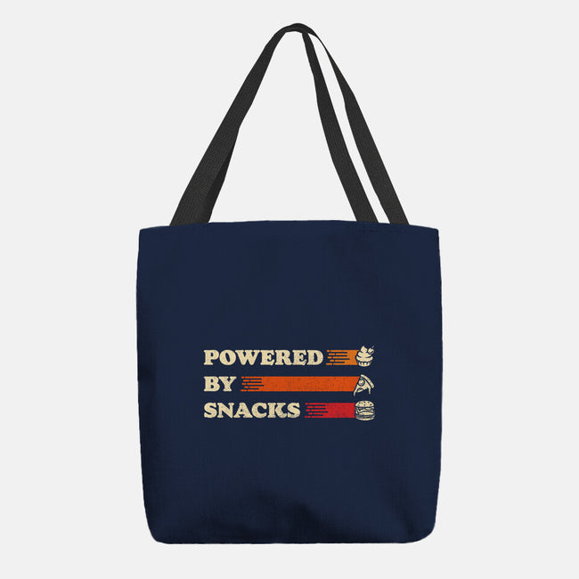 Powered By Snacks-None-Basic Tote-Bag-Studio Mootant