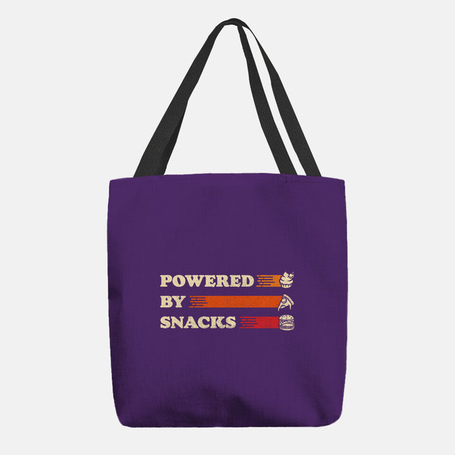 Powered By Snacks-None-Basic Tote-Bag-Studio Mootant