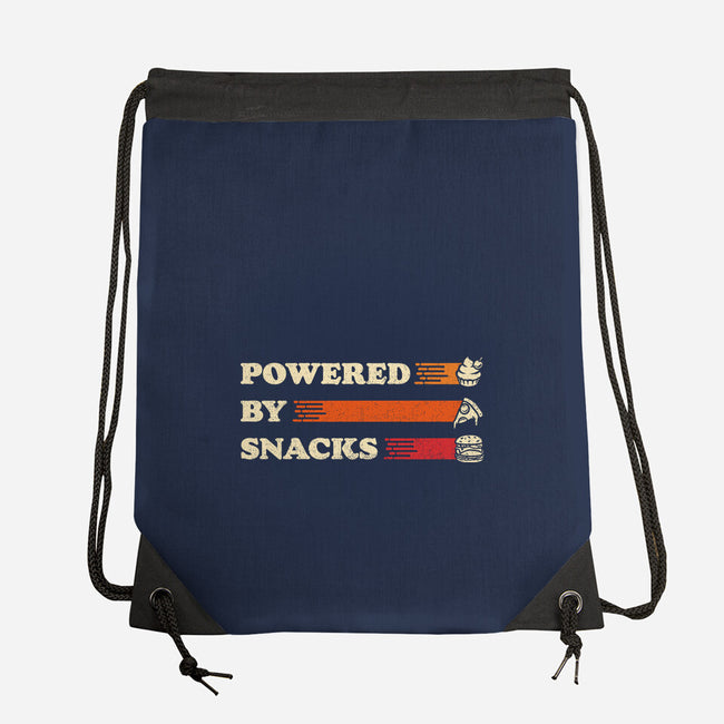 Powered By Snacks-None-Drawstring-Bag-Studio Mootant