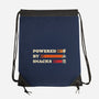 Powered By Snacks-None-Drawstring-Bag-Studio Mootant