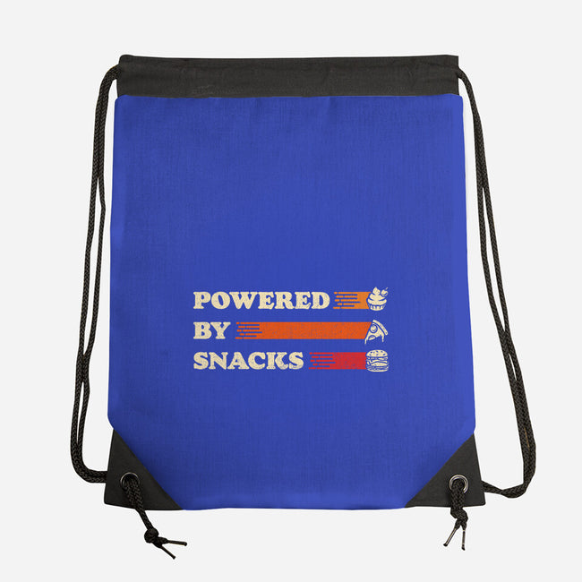 Powered By Snacks-None-Drawstring-Bag-Studio Mootant