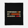 Powered By Snacks-None-Fleece-Blanket-Studio Mootant