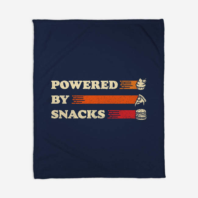 Powered By Snacks-None-Fleece-Blanket-Studio Mootant