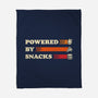 Powered By Snacks-None-Fleece-Blanket-Studio Mootant