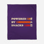Powered By Snacks-None-Fleece-Blanket-Studio Mootant
