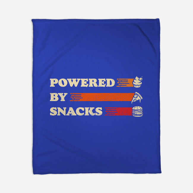 Powered By Snacks-None-Fleece-Blanket-Studio Mootant