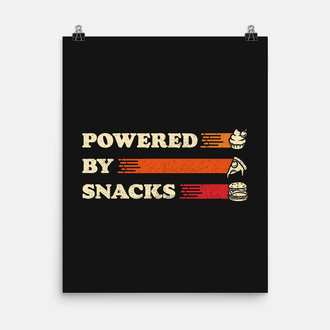 Powered By Snacks-None-Matte-Poster-Studio Mootant