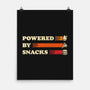 Powered By Snacks-None-Matte-Poster-Studio Mootant