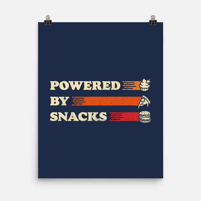Powered By Snacks-None-Matte-Poster-Studio Mootant