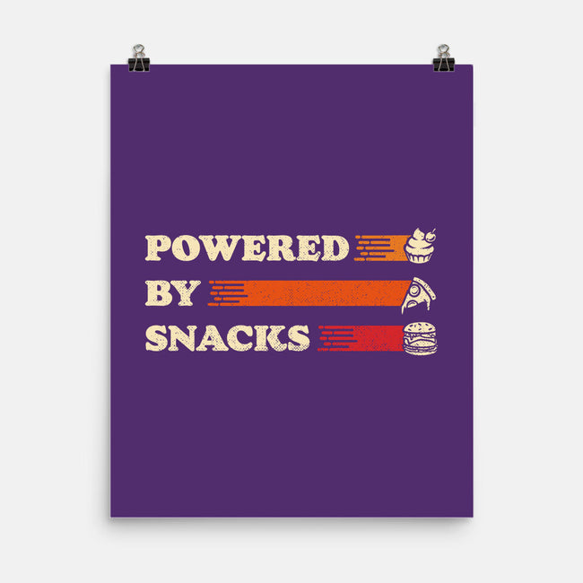Powered By Snacks-None-Matte-Poster-Studio Mootant