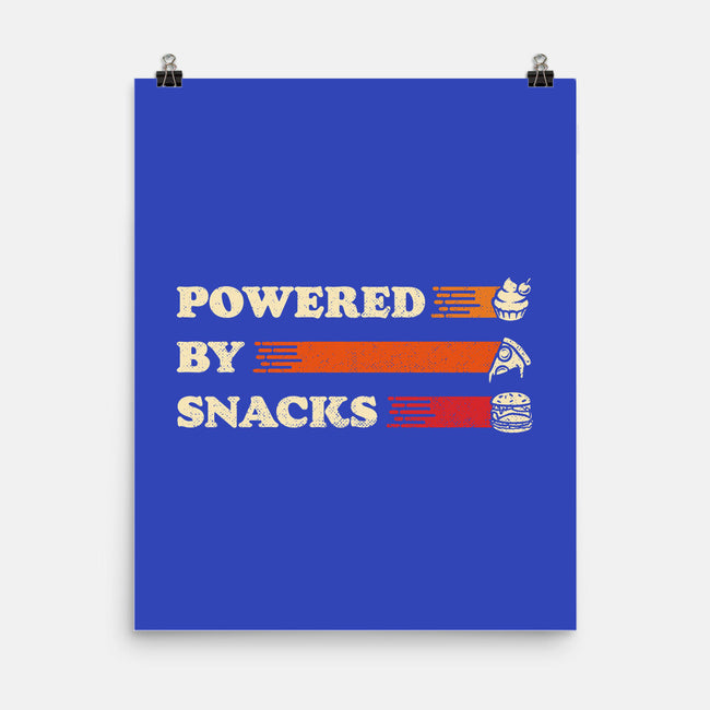 Powered By Snacks-None-Matte-Poster-Studio Mootant