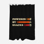 Powered By Snacks-None-Polyester-Shower Curtain-Studio Mootant