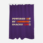 Powered By Snacks-None-Polyester-Shower Curtain-Studio Mootant