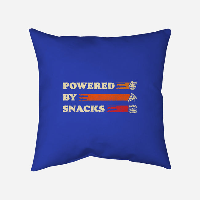 Powered By Snacks-None-Removable Cover w Insert-Throw Pillow-Studio Mootant