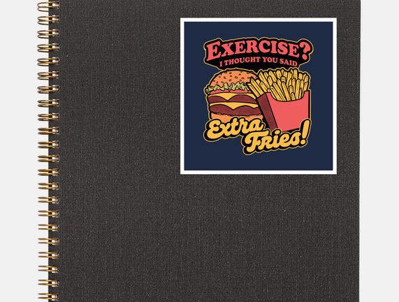 Burger Fries Exercise