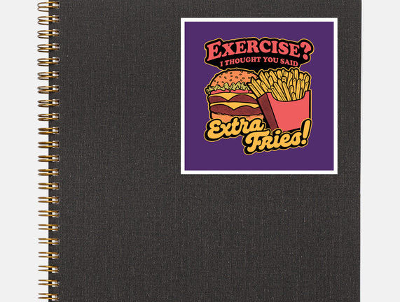 Burger Fries Exercise