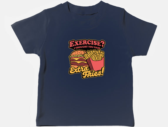 Burger Fries Exercise
