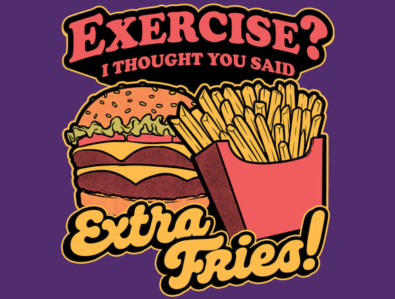 Burger Fries Exercise