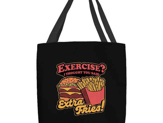 Burger Fries Exercise