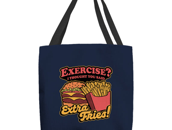 Burger Fries Exercise