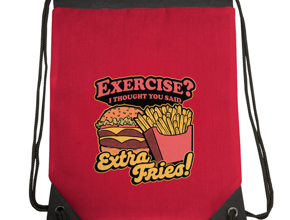 Burger Fries Exercise