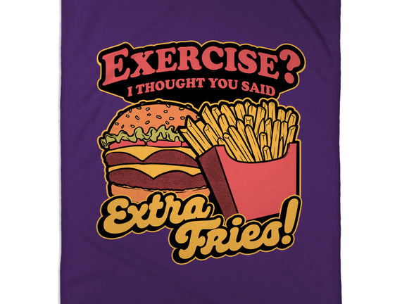 Burger Fries Exercise