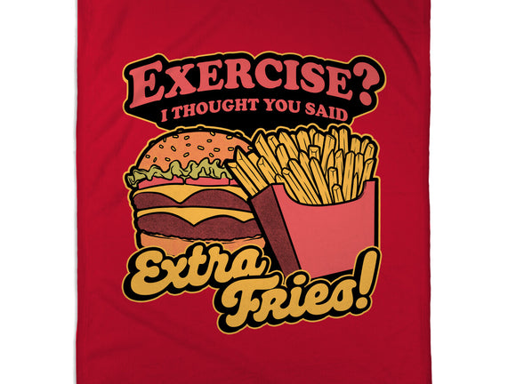 Burger Fries Exercise