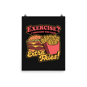 Burger Fries Exercise