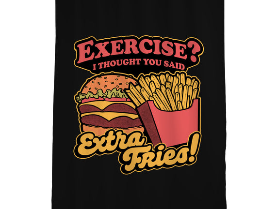 Burger Fries Exercise