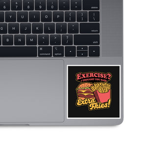 Burger Fries Exercise