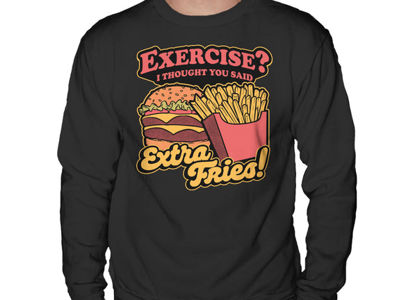 Burger Fries Exercise