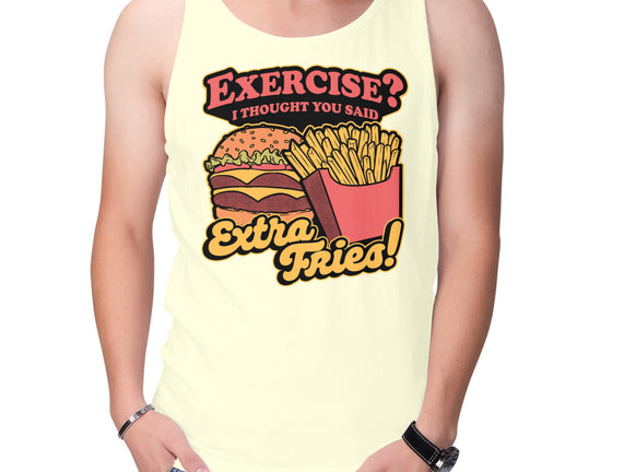 Burger Fries Exercise