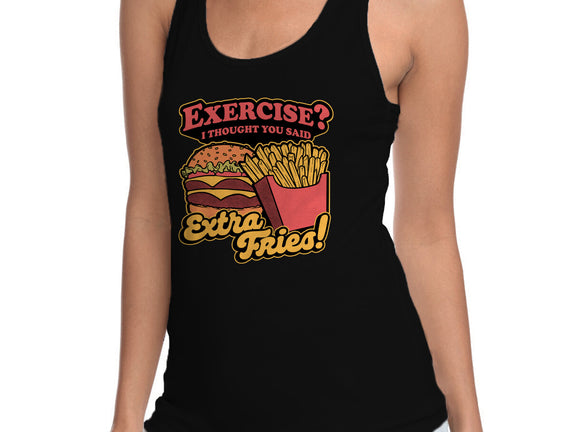 Burger Fries Exercise