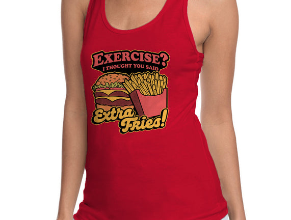 Burger Fries Exercise