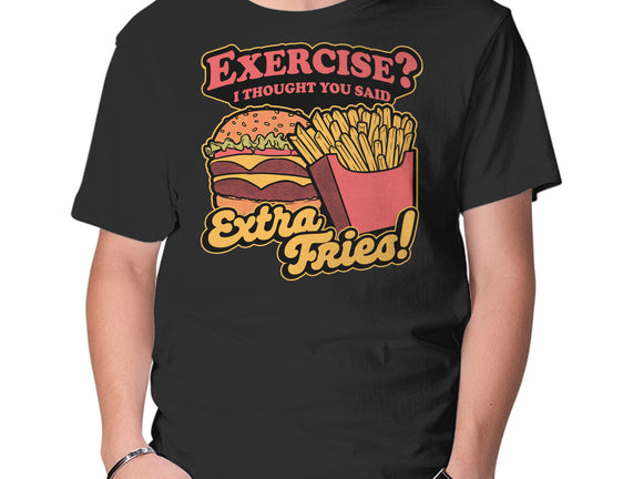 Burger Fries Exercise