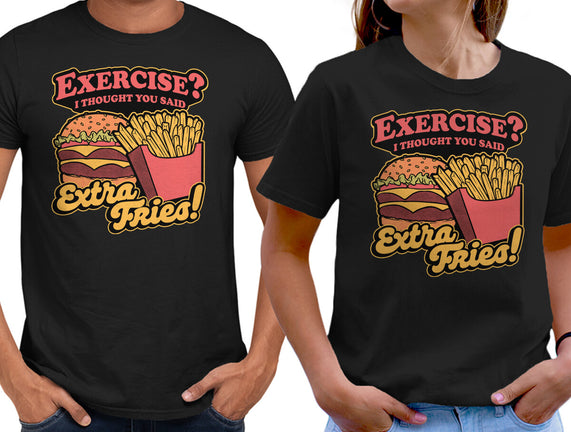 Burger Fries Exercise
