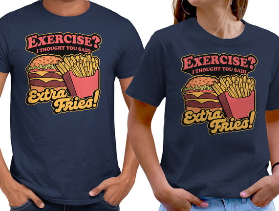 Burger Fries Exercise