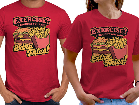 Burger Fries Exercise
