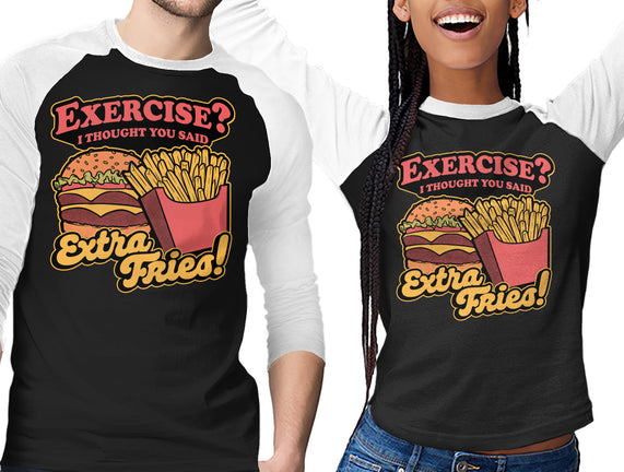 Burger Fries Exercise
