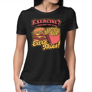 Burger Fries Exercise