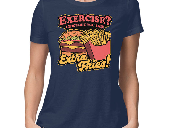 Burger Fries Exercise