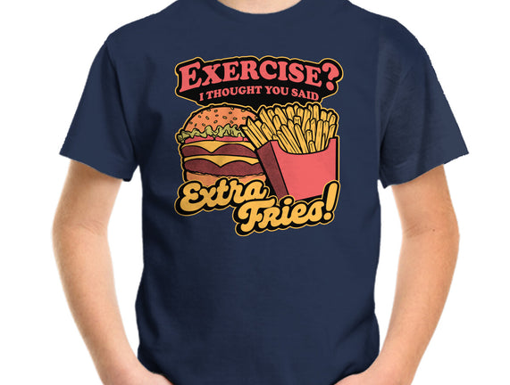 Burger Fries Exercise