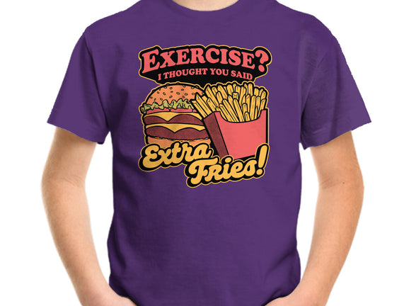 Burger Fries Exercise