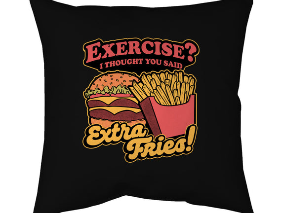 Burger Fries Exercise