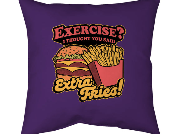 Burger Fries Exercise